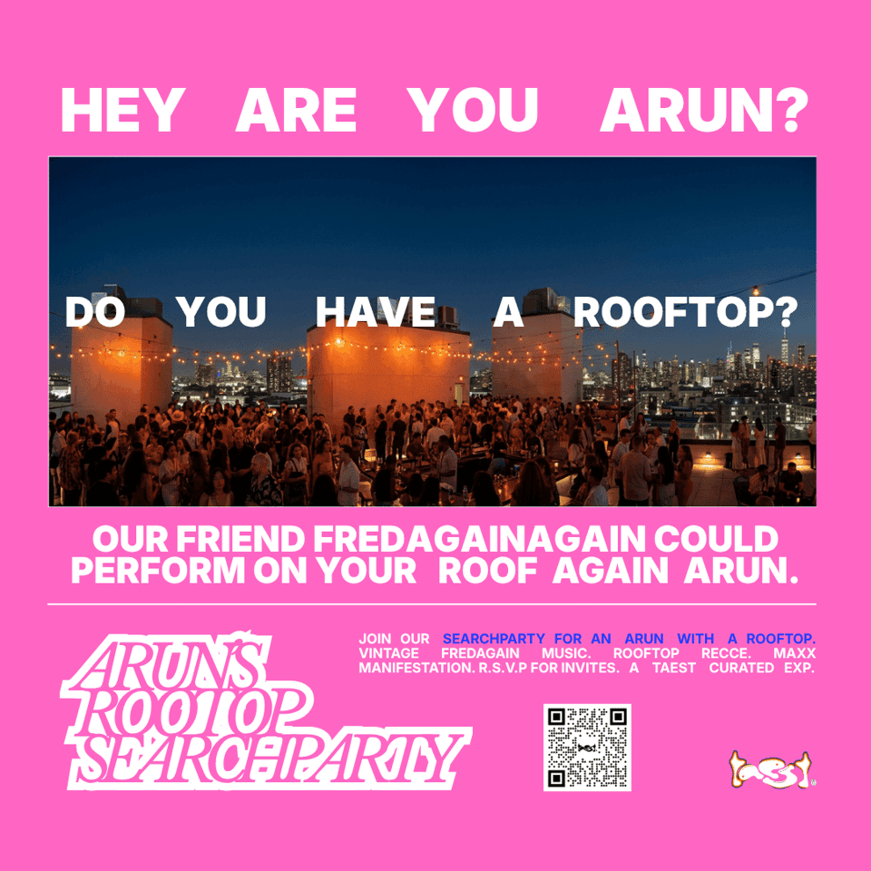 arun's rooftop searchparty