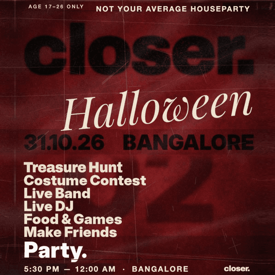 Closer halloween houseparty