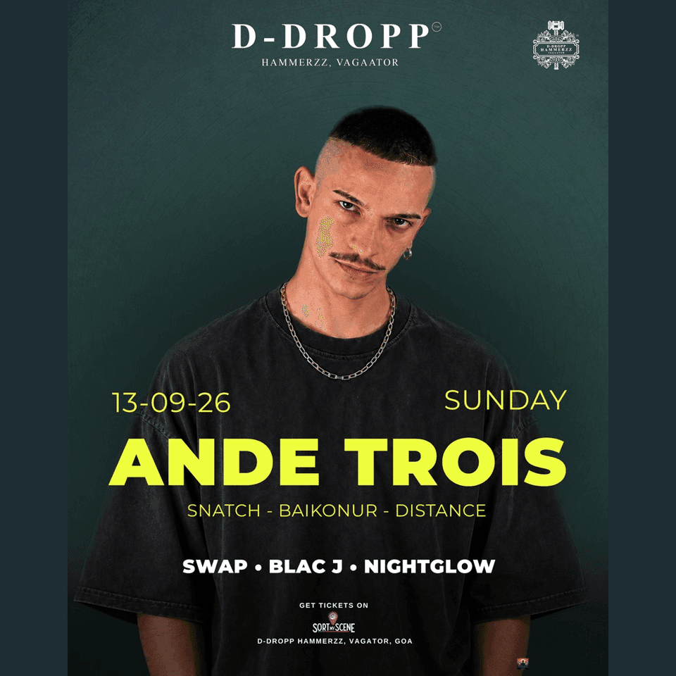 𝗔𝗡𝗗𝗘 𝗧𝗥𝗢𝗜𝗦 — LIVE IN GOA
