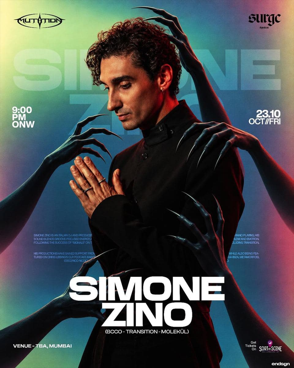 Simone Zino live in Mumbai