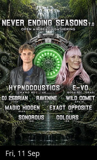 Never Ending Seasons 7.0 ft.Hypnoacoustics live