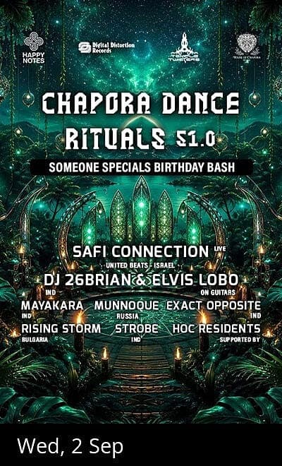 Chapora Dance Ritual 51.0 ft.Safi Connection live