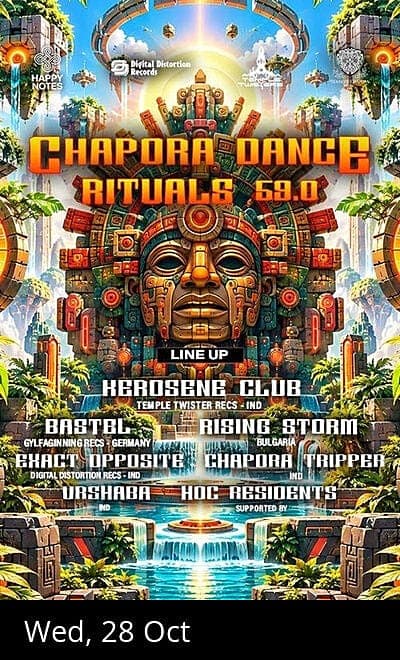 Chapora Dance Rituals 59.0 ft .Kerosene live