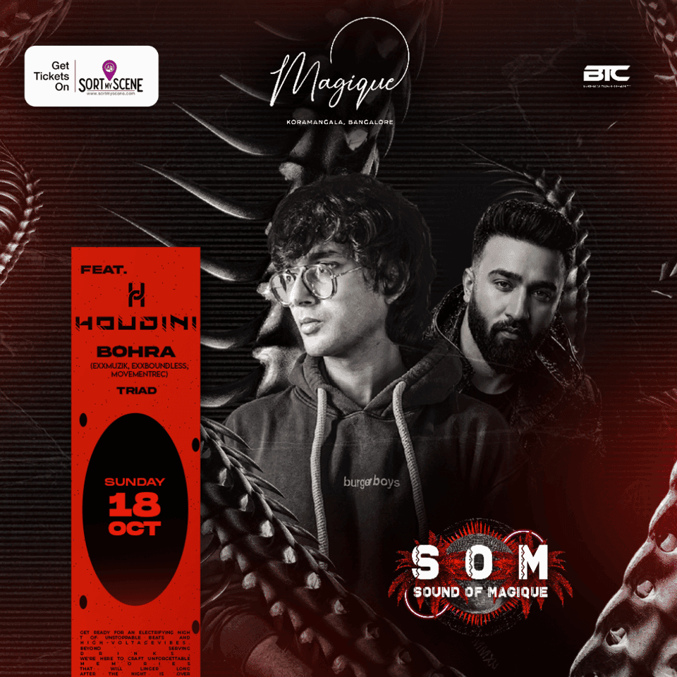 HOUDINI x BOHRA Live at MAGIQUE 3rd Floor | SUNDAY - After Party