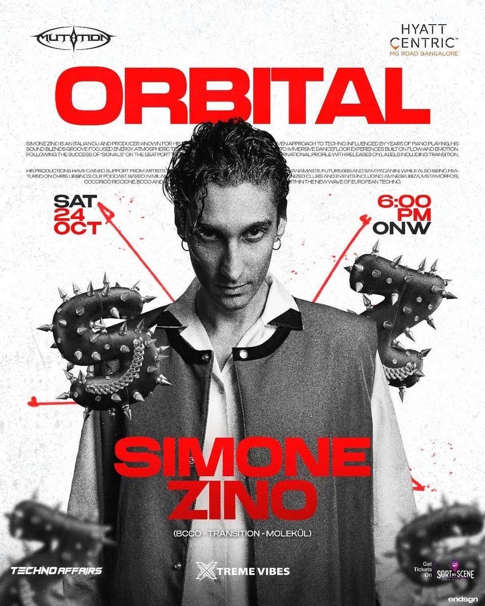 Simone Zino at Hyatt Centric, Bangalore